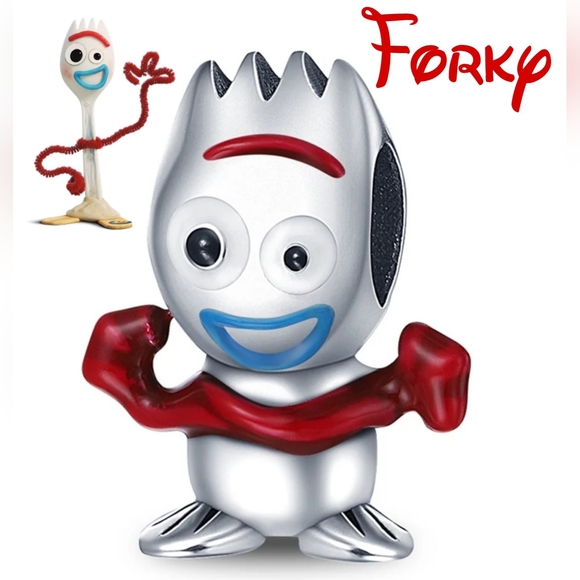 BOGO! Bundle to get the discount!! Forky Charm From Toy Story 925 Silver - Picture 1 of 3